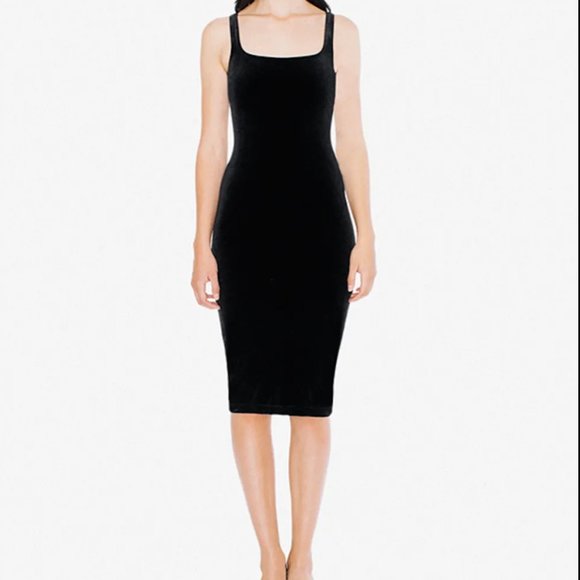 Velvet Tank Dress | American Apparel | Size Large - Picture 1 of 7